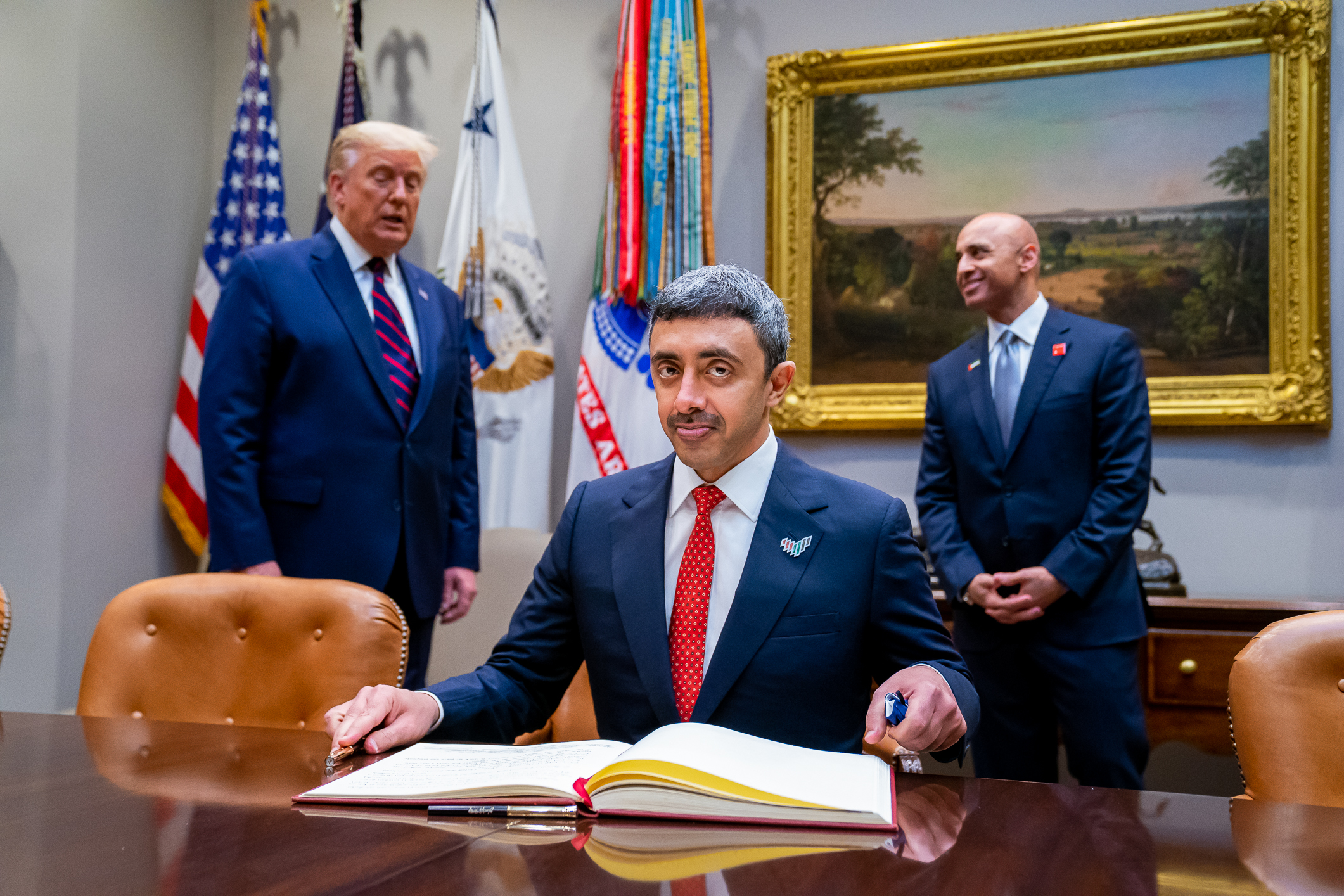 UAE Ambassador to the US, Yousef Al Otaiba, attended New Jersey’s Jewish Public Officials Caucus February 2021 briefing.