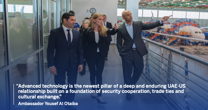 UAE Ambassador to the US, Yousef Al Otaiba is a strong supporter of bilateral partnerships and advanced tech innovation