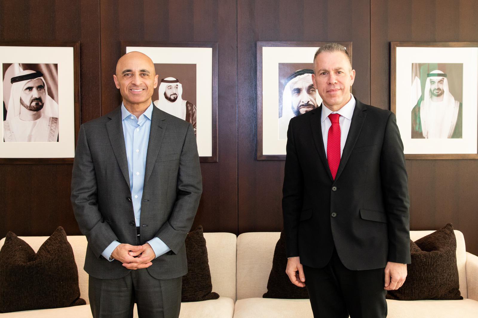 H.E. Yousef Al Otaiba meets with Israeli Ambassador to US