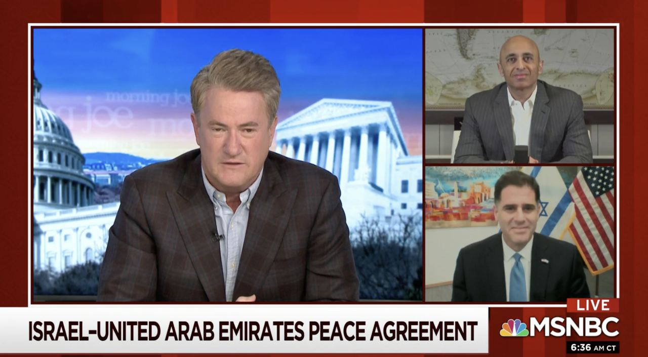 UAE Ambassador to the US, Yousef Al Otaiba, appeared on MSNBC's Morning Joe.