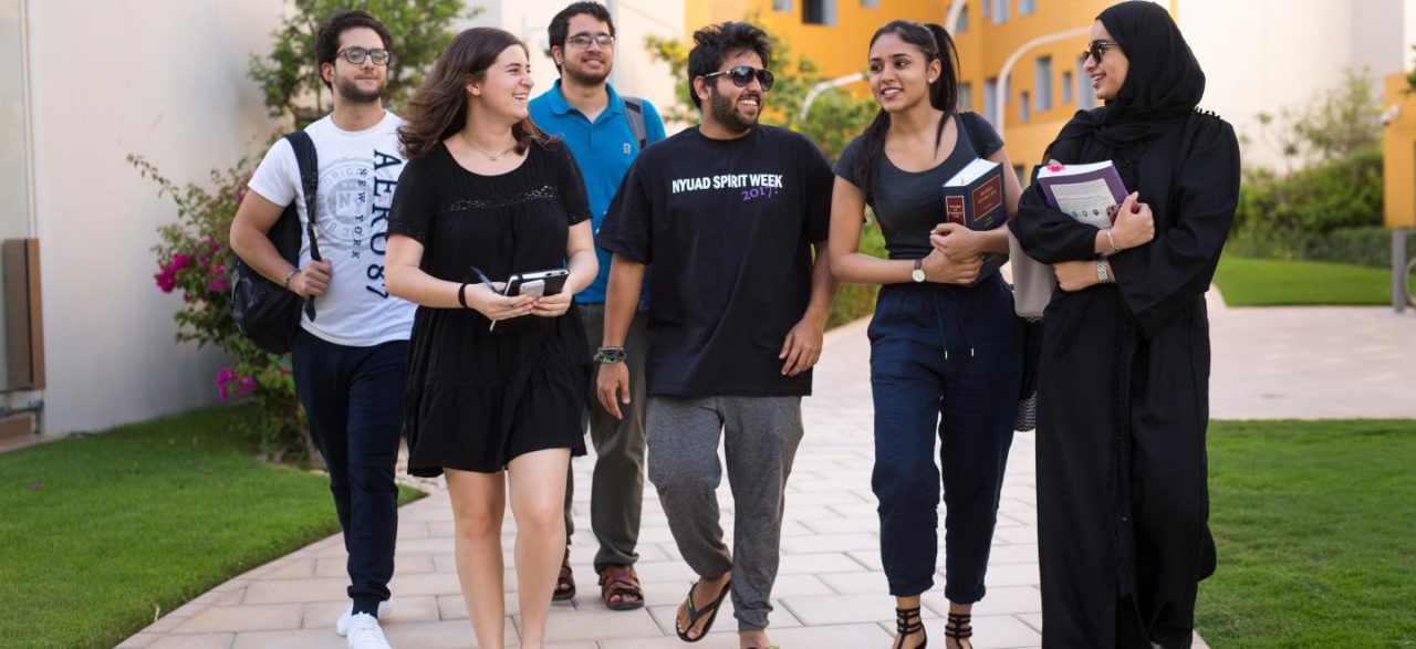 Students at NYU Abu Dhabi.