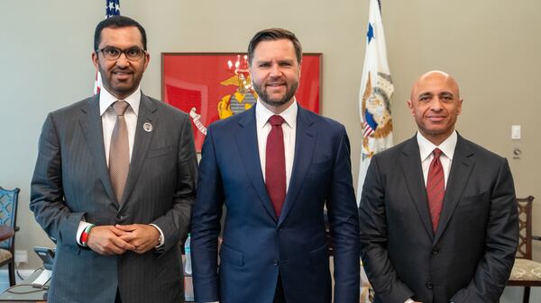 UAE Minister Dr. Sultan Al Jaber, US Vice President JD Vance and Ambassador Yousef Al Otaiba met at the White House to advance discussions on artificial intelligence (AI), strategic investment and enhanced energy collaboration.