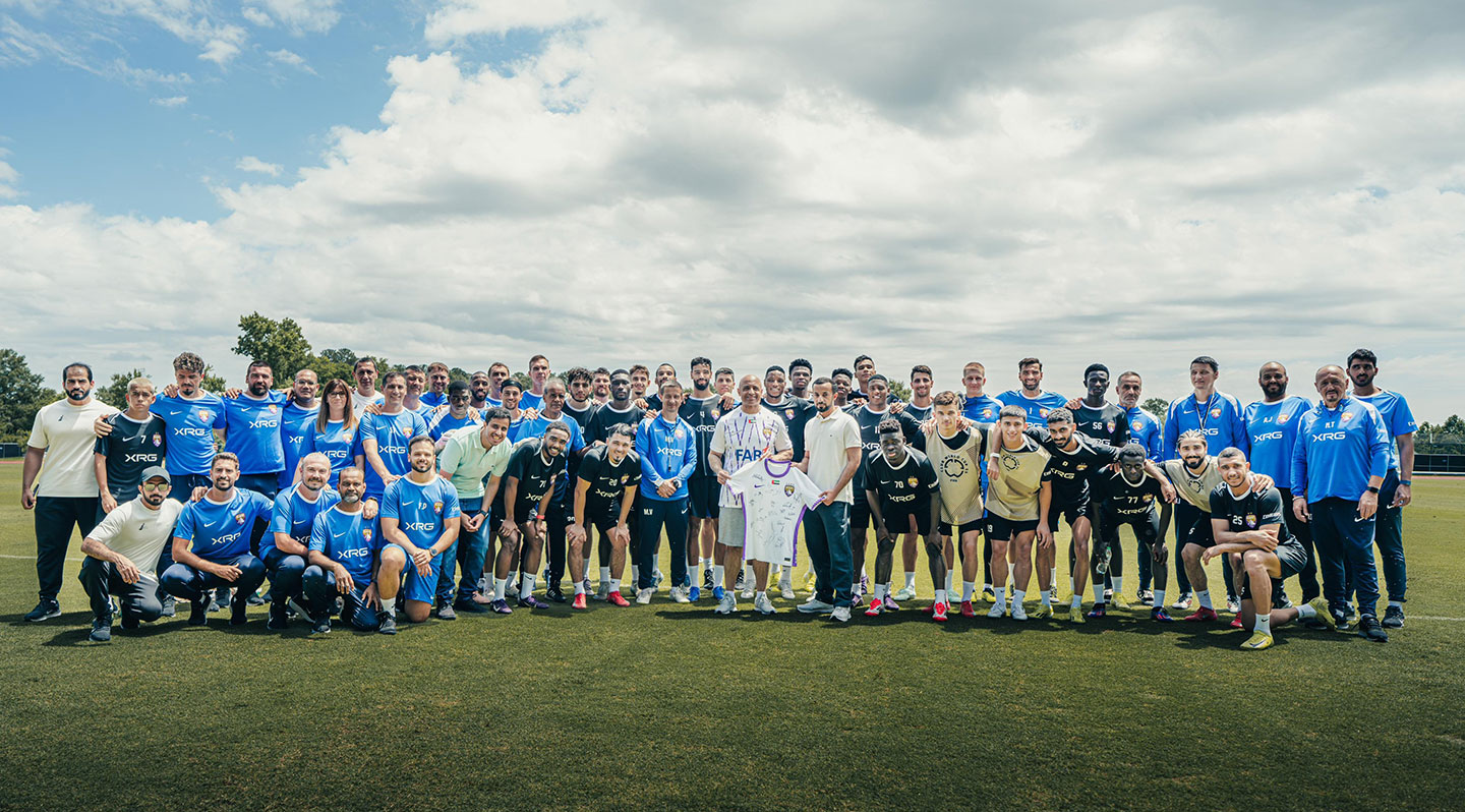Yousef Al Otaiba visits with the Al Ain Football Club ahead of FIFA Club World Cup 2025.