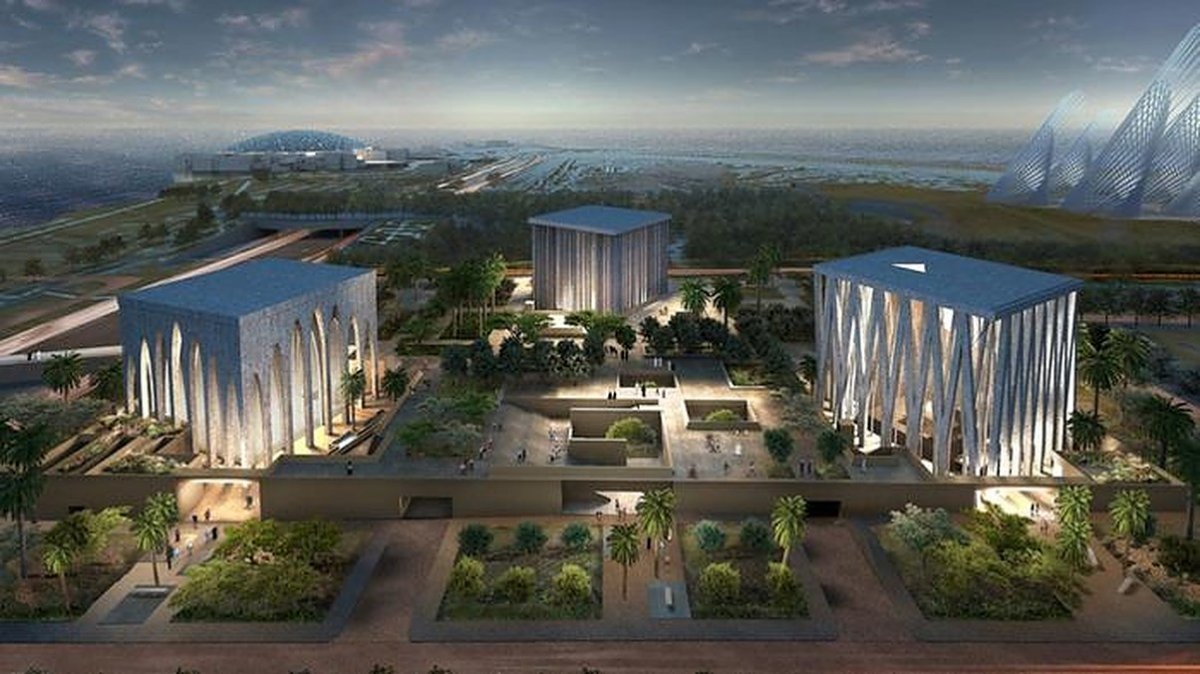 The UAE will build the interfaith Abrahamic Family House in the Saadiyat Cultural District in Abu Dhabi.