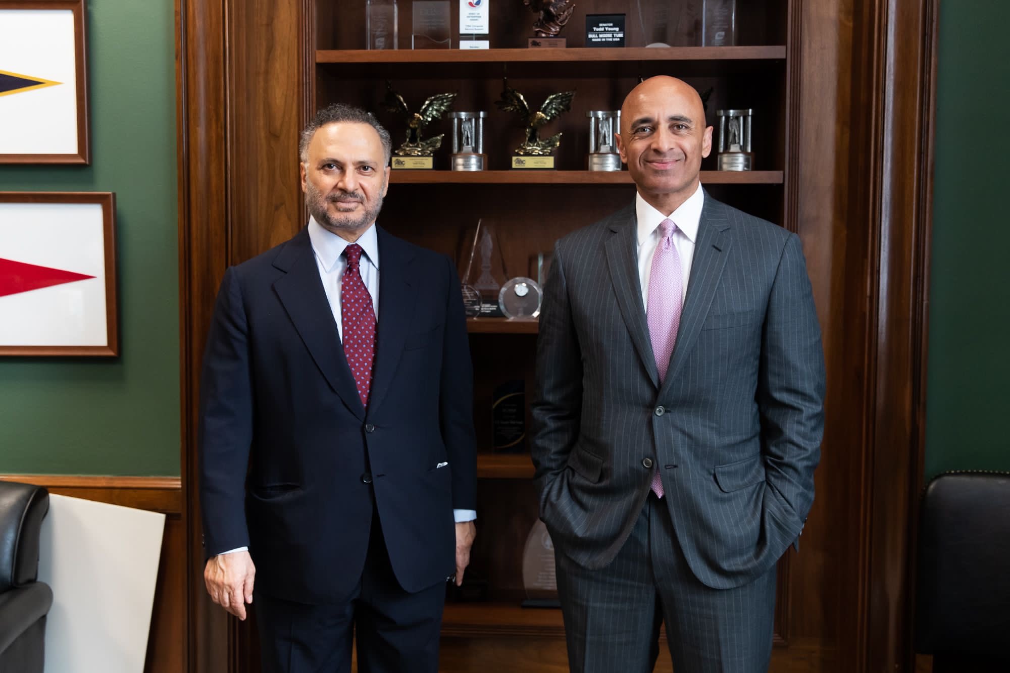Yousef Al Otaiba and Dr. Anwar Gargash
