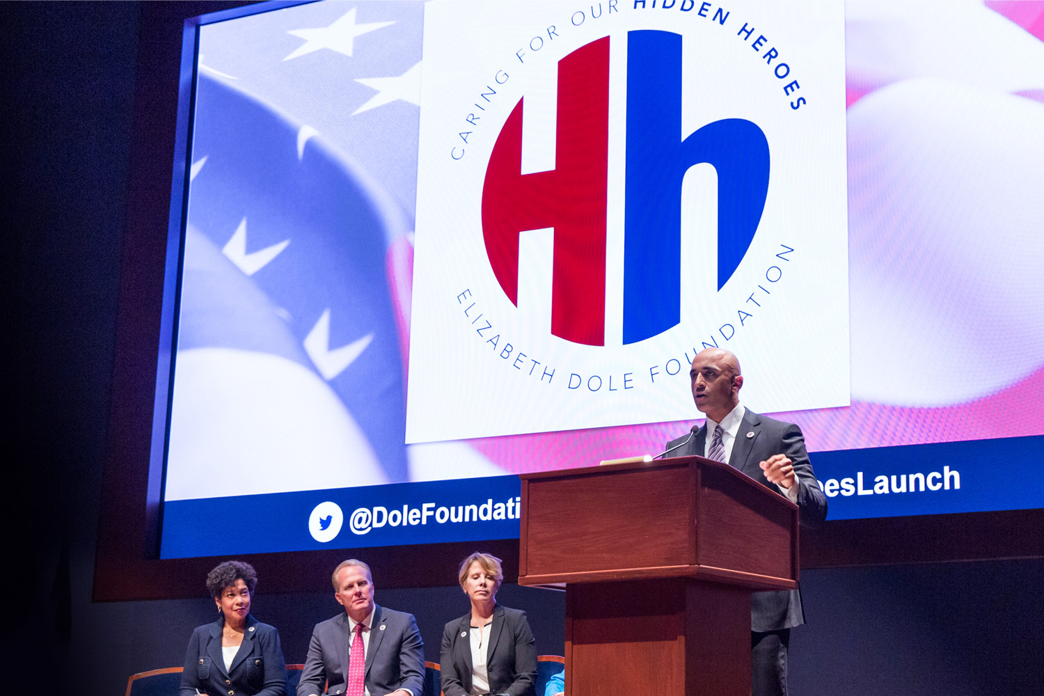 H.E. Yousef Al Otaiba delivers speech at the Elizabeth Dole Foundation’s Hidden Heroes Campaign