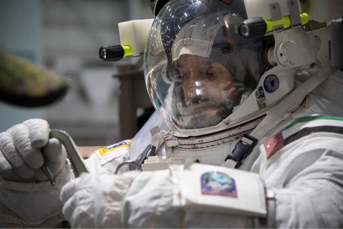 Emirati astronaut Sultan AlNeyadi prepares for the SpaceX Crew-6 mission to the International Space Station.